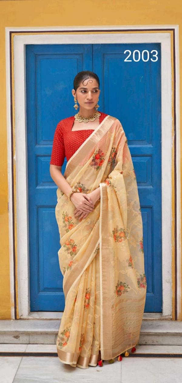 Kimora Pariza Soft Tissue Silk Designer Saree Collection